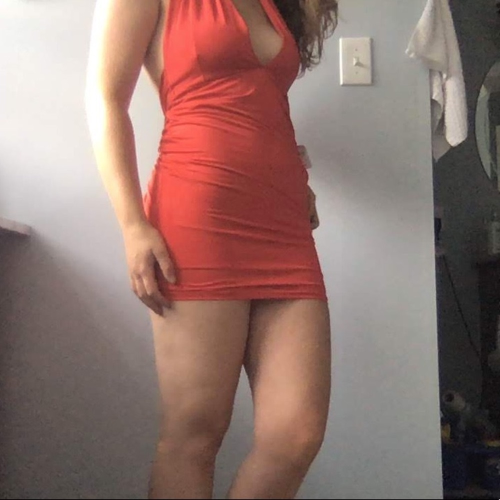 Sexy red bodycon